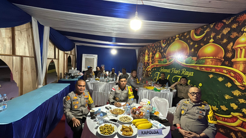 Kapolda Aceh Ikuti Arahan Kapolri Secara Virtual Terkait Pengamanan Lebaran
