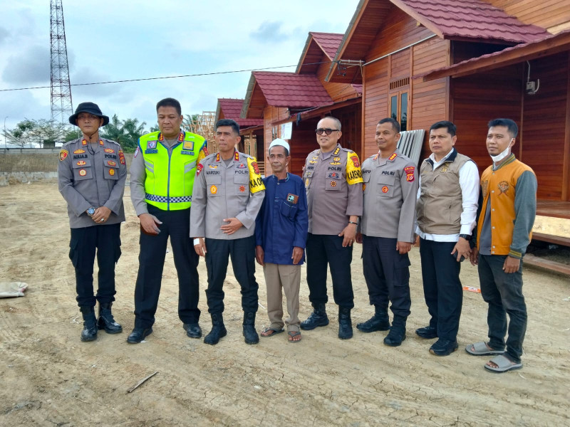 Kapolda Aceh Tinjau Progres Huntap dan Rencanakan Berlebaran di Aceh Tamiang