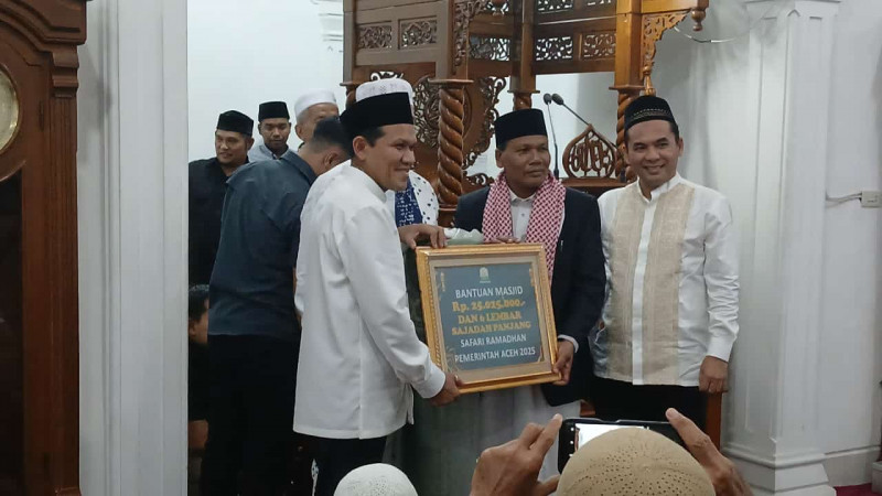 Safari Ramadhan Di Lhokseumawe Wagub Tekankan Gizi Anak dan Harga Beli Padi Rp 6.500/Kg