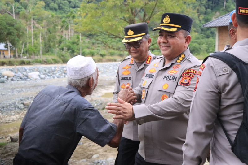 Kapolda Aceh Tinjau Jembatan Darurat yang Viral di Aceh Barat, Polda Siapkan Jembatan Gantung Demi Keselamatan Anak Sekolah