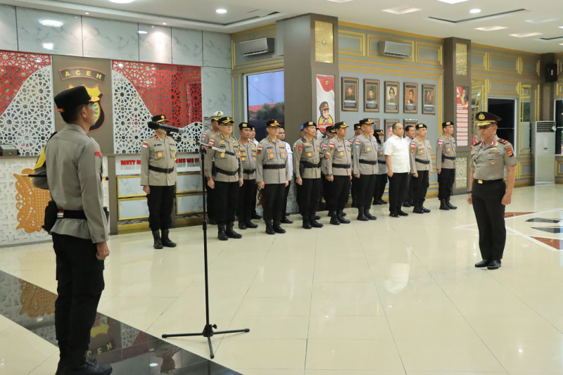 Dirpolairud Polda Aceh Sandang Pangkat Pengabdian Jadi Bintang Satu