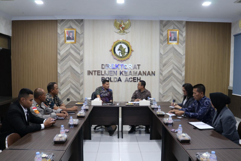 Delegasi PBB UNDSS Kunjungan Kerja ke Polda Aceh, Bahas Isu Keamanan dan Penanganan Pengungsi