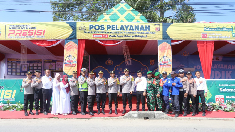 Tinjau Pos Pelayanan Operasi Ketupat Seulawah 2026 di Aceh Timur, Kapolda : Operasi Ini Berupaya Menjaga Kamseltibcar Lantas Berbagai Jalur Strategis