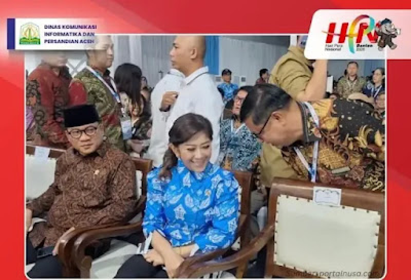 Wakili Gubernur Aceh, Kadiskominsa Hadiri Puncak Hari Pers Nasional 2026 di Banten