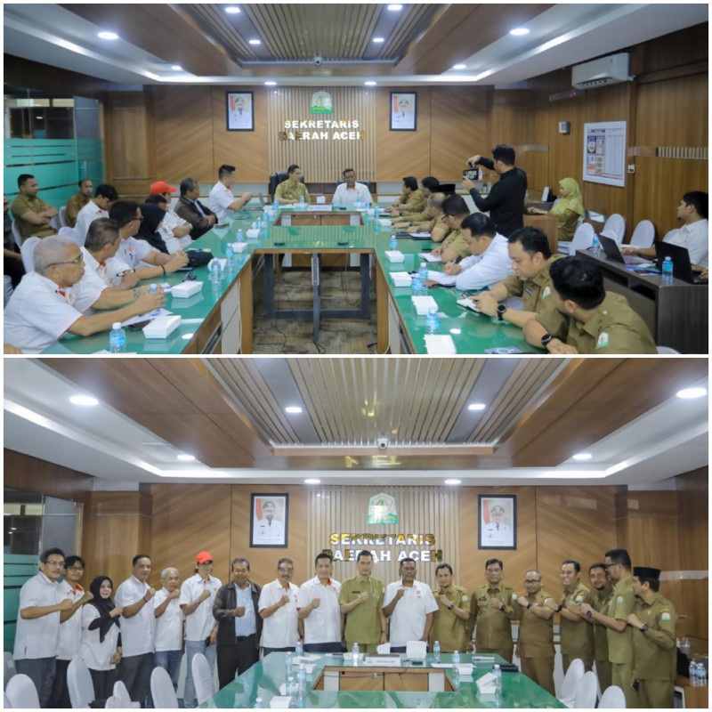 Sekda Aceh Tegaskan Komitmen Pemerintah Dukung KONI Aceh