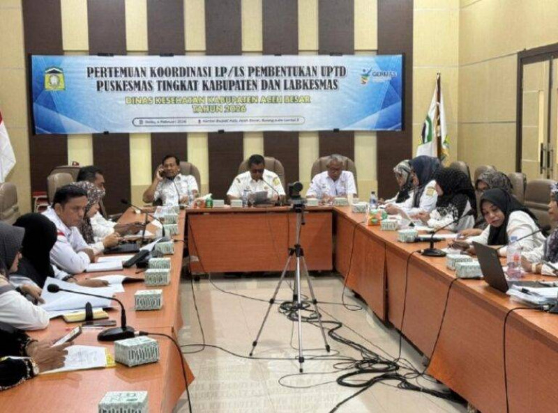 Pemkab Aceh Besar Percepat Pembentukan UPTD Puskesmas dan Labkesmas