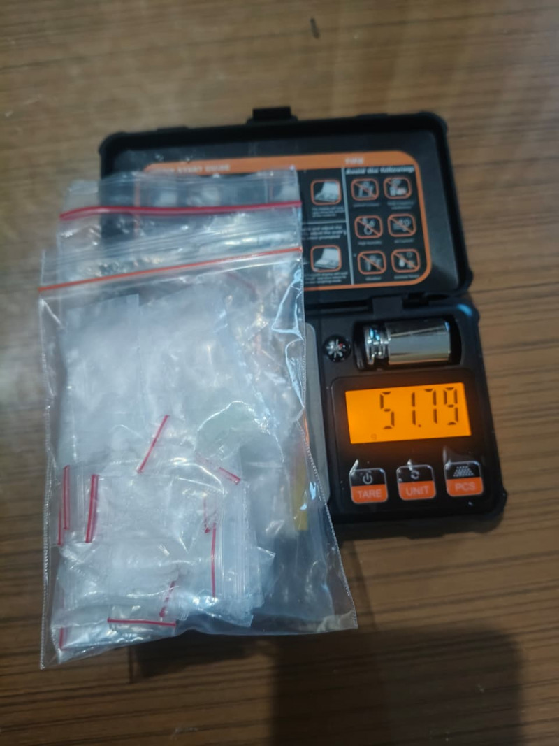 Polda Aceh Ungkap Peredaran 51,79 Gram Sabu di Bireuen, Dua Terduga Pelaku Diamankan