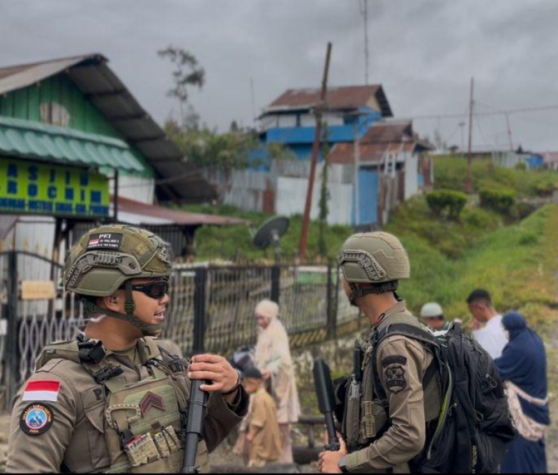 Pengamanan Idul Fitri di Sinak Berjalan Aman, Ops Damai Cartenz 2026 Perkuat Stabilitas Kamtibmas