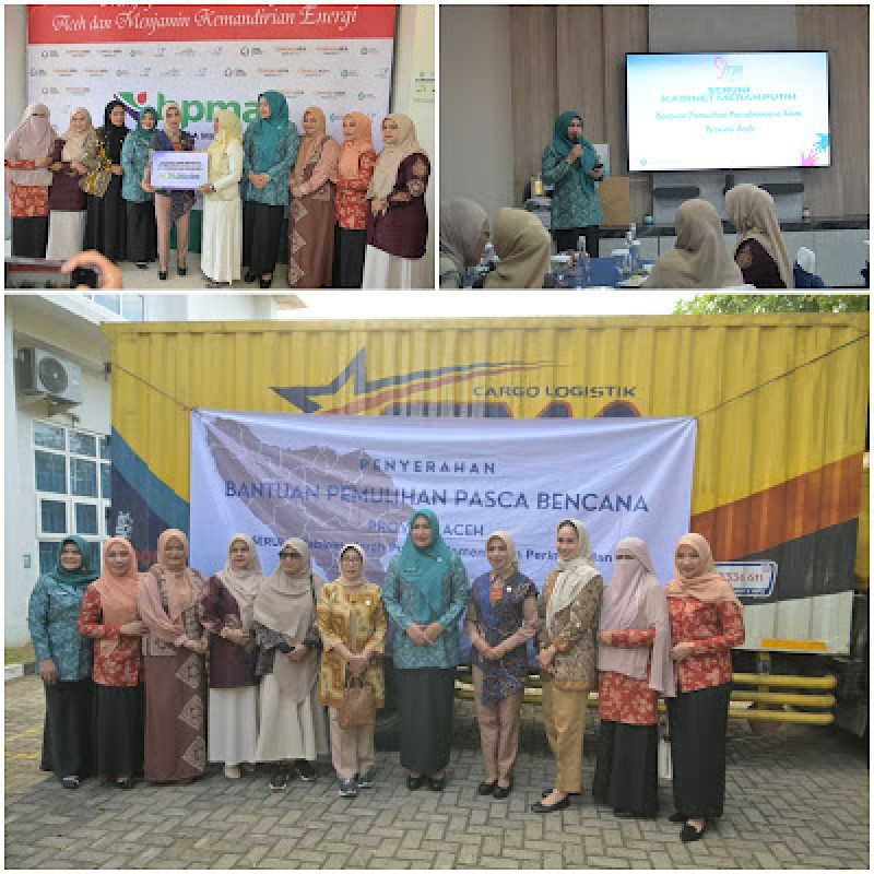 Ketua TP PKK Aceh Apresiasi Bantuan Seruni bagi Masyarakat Terdampak Bencana