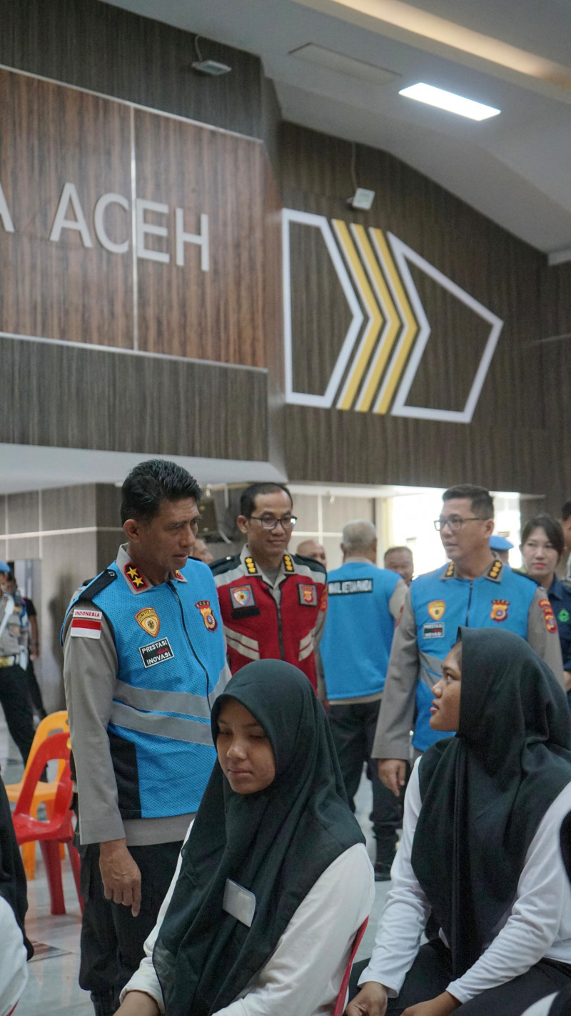 175 Calon Bintara Polri Ikuti Pemeriksaan Kesehatan Tahap II Penerimaan Bintara Polri TA 2026 di Polda Aceh
