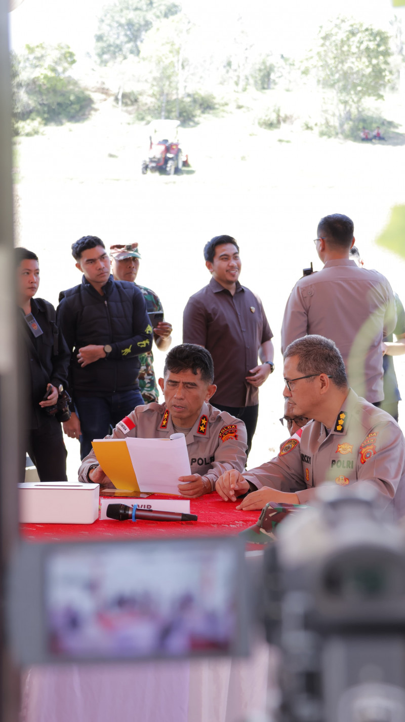 Kapolda Ikuti Tanam Raya Jagung Serentak Kuartal I 2026 Secara Virtual Yang Dipimpin Kapolri