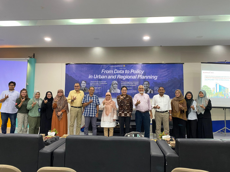 Kuliah Tamu, From Data to Policy in Urban and Regional Planning Program Studi Perencanaan Wilayah dan Kota, Universitas Syiah Kuala