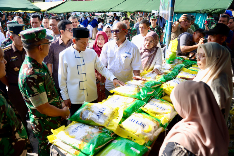 Gelar Pasar Murah, Wagub Fadhlullah Apresiasi Kodam Iskandar Muda