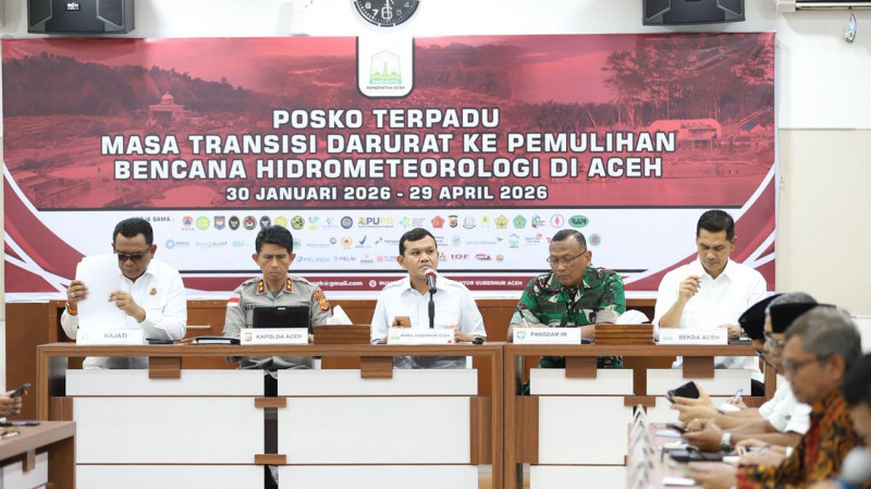 Bahas Inflasi, Penanganan Bencana dan Persiapan Nuzulul Qur’an, Kapolda Aceh Hadiri Rapat bersama Forkopimda Aceh