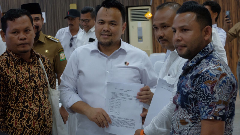 Polda Aceh Fasilitasi Audiensi Penyelesaian  HGU Lahan Antara PT Bumi Flora dengan Masyarakat Aceh Timur