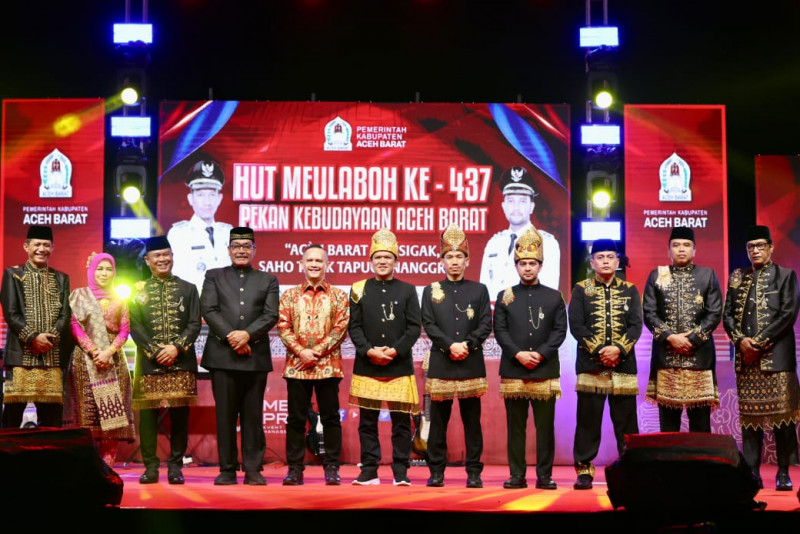 Wagub Aceh Fadhlullah Resmi Buka Pekan Kebudayaan Aceh Barat 2025