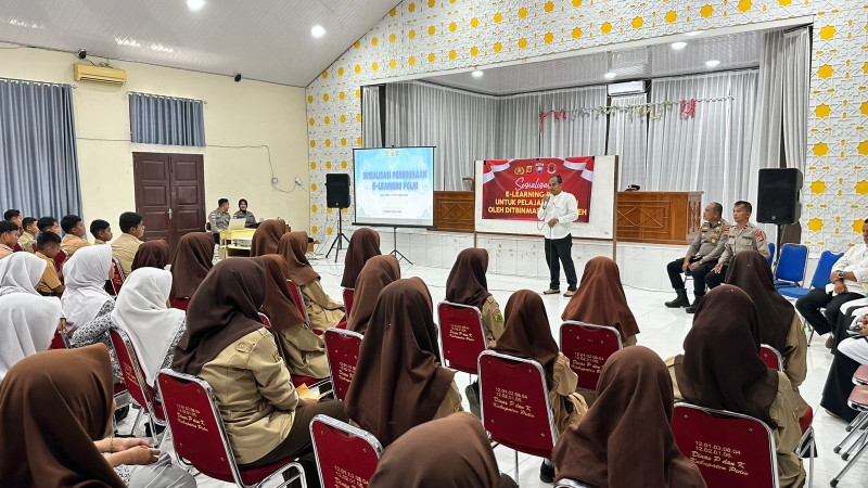 Polda Aceh Sosialisasikan E-Learning Polri Gratis Ke Kalangan Sekolah