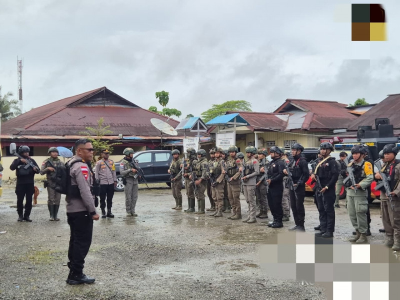 Satgas Ops Damai Cartenz Selidiki Penyerangan KKB yang menyebabkan Lima Warga Sipil meninggal dunia  di Yahukimo