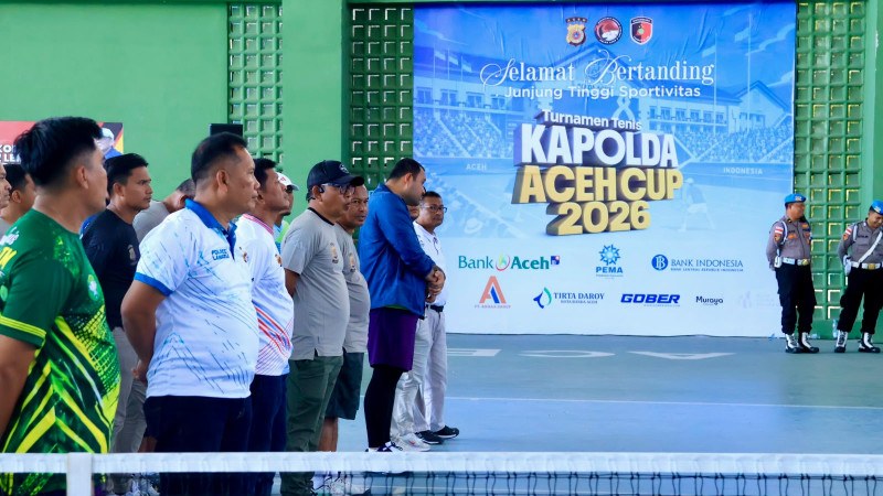 Tim Kodam Iskandar Muda Juara I Turnamen Tenis Kapolda Aceh Cup 2026