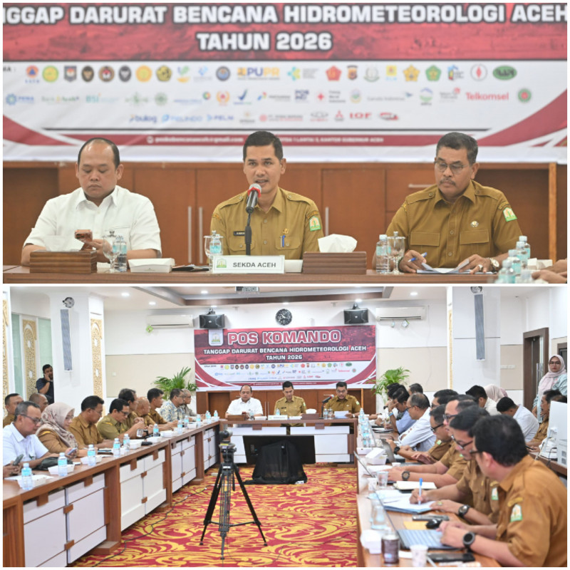 Sekda Aceh Dorong Percepatan Pemanfaatan Kayu Hanyutan untuk Pemulihan Pascabanjir