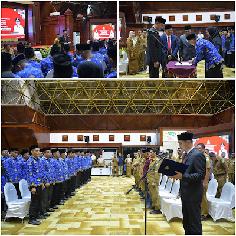 Sekda Aceh Lantik 201 Kepala Sekolah, Tekankan Tantangan dan Masa Depan Pendidikan Aceh